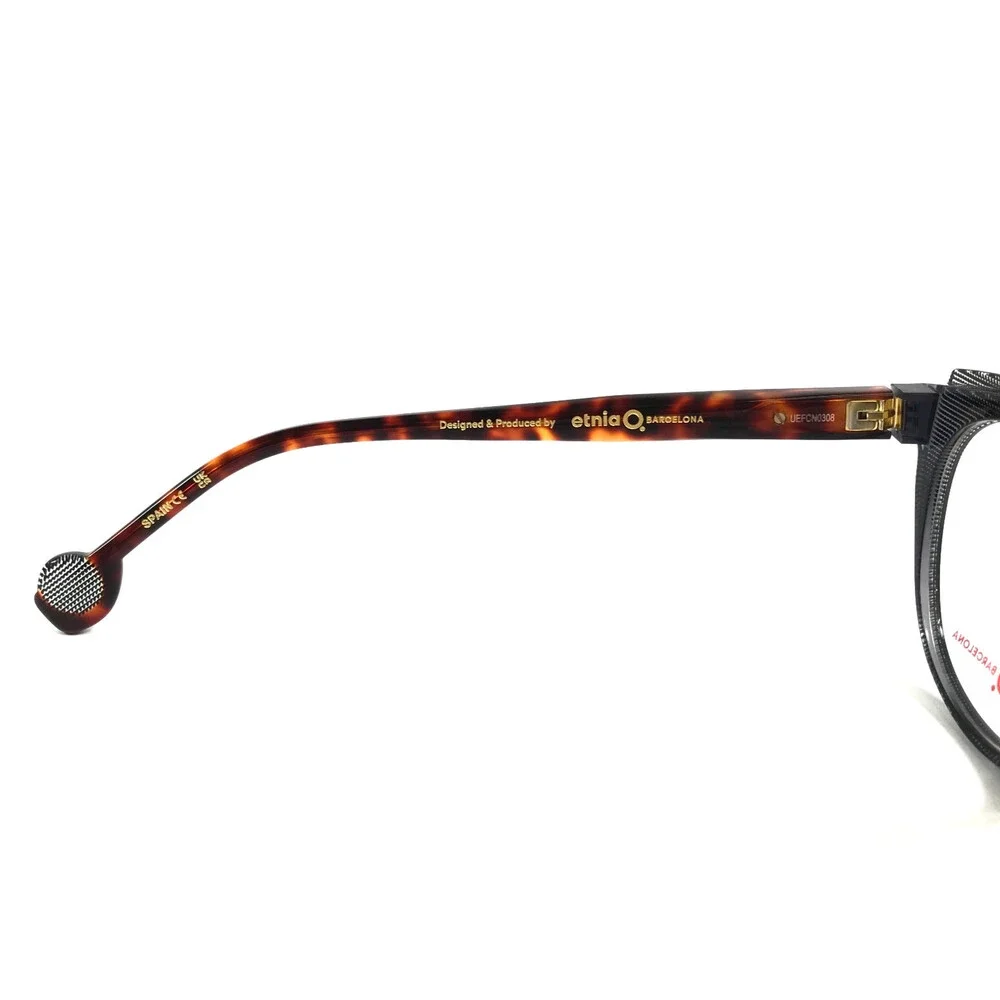 Etnia Barcelona Eyeglasses Frames TAT BKHV Black Havana Brown Cat Eye 51-17-140